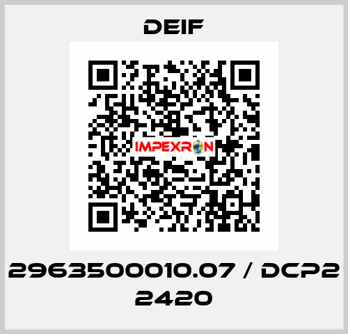 2963500010.07 / DCP2 2420 Deif