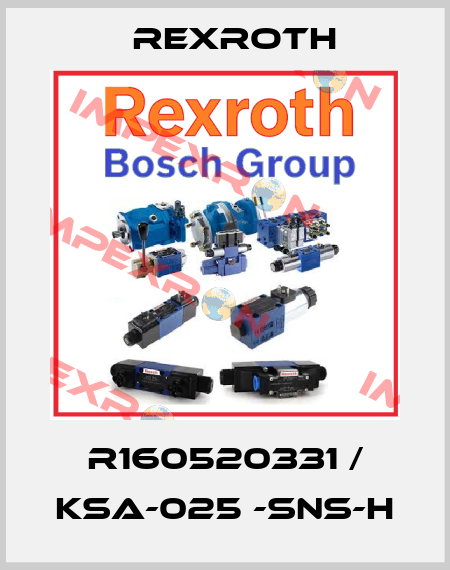 R160520331 / KSA-025 -SNS-H Rexroth