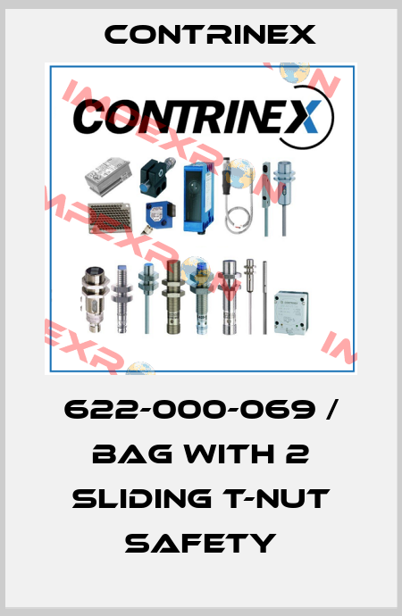 622-000-069 / BAG WITH 2 SLIDING T-NUT SAFETY Contrinex