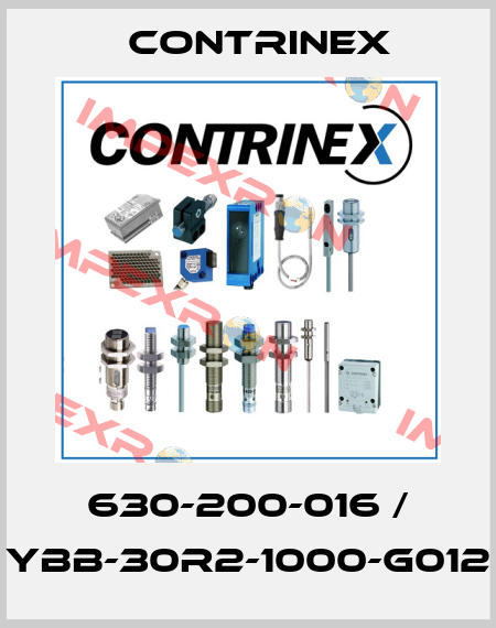 630-200-016 / YBB-30R2-1000-G012 Contrinex