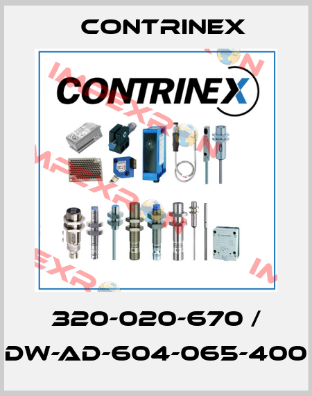320-020-670 / DW-AD-604-065-400 Contrinex