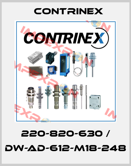 220-820-630 / DW-AD-612-M18-248 Contrinex