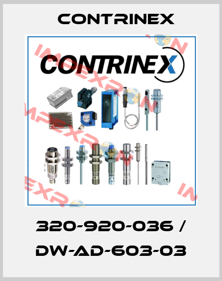 320-920-036 / DW-AD-603-03 Contrinex