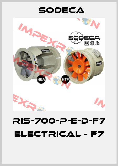 RIS-700-P-E-D-F7  ELECTRICAL - F7  Sodeca