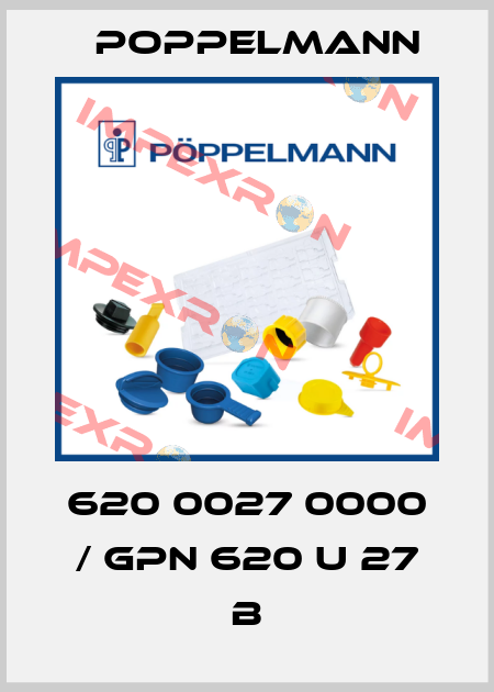 620 0027 0000 / GPN 620 U 27 B Poppelmann