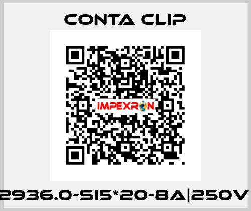 2936.0-SI5*20-8A|250V| Conta Clip