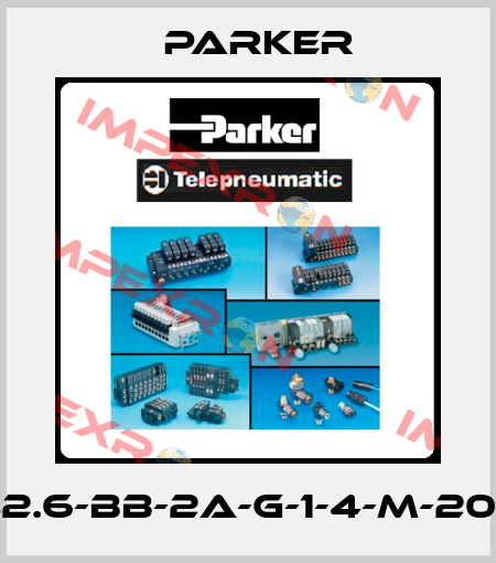 82.6-bb-2A-g-1-4-m-200 Parker