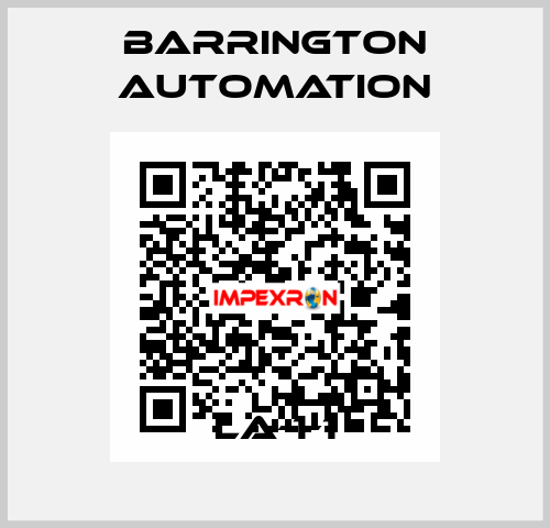 LA-1-1 BARRINGTON AUTOMATION