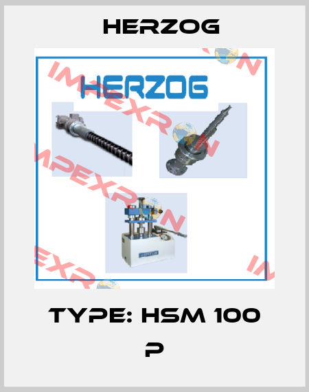 TYPE: HSM 100 P Herzog