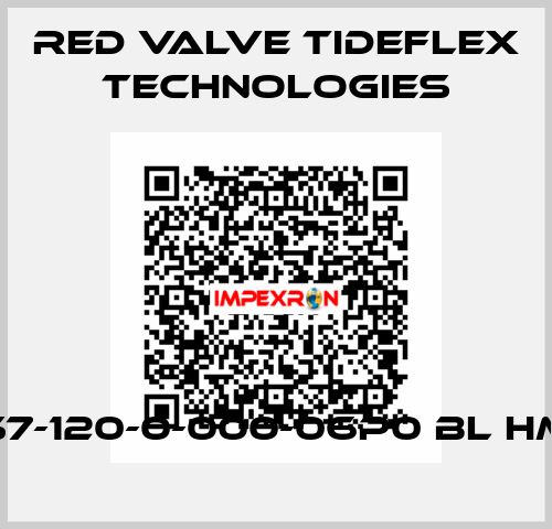 S7-120-0-000-06P0 BL HM Red Valve Tideflex Technologies