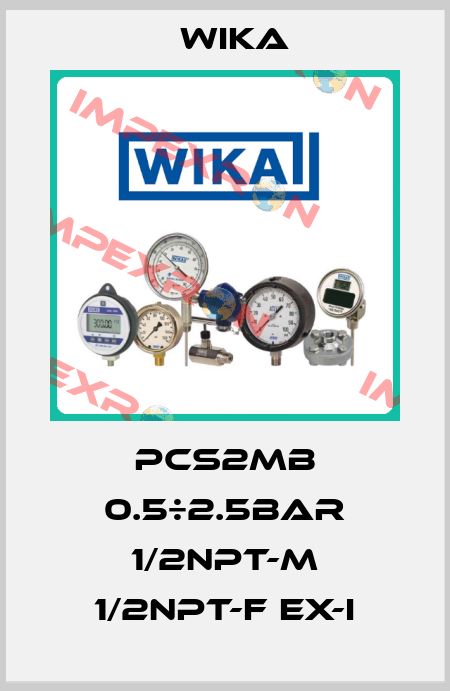 PCS2MB 0.5÷2.5BAR 1/2NPT-M 1/2NPT-F EX-i Wika