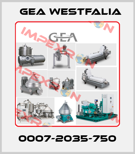 0007-2035-750 Gea Westfalia