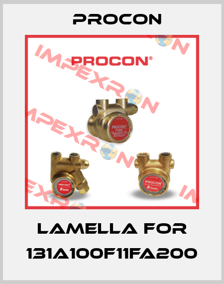 lamella for 131A100F11FA200 Procon