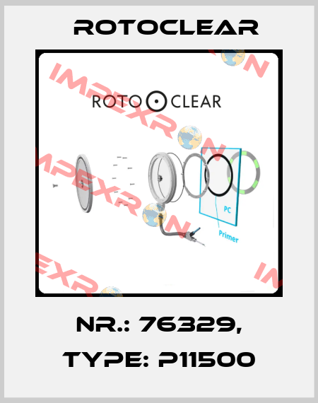 Nr.: 76329, Type: P11500 Rotoclear