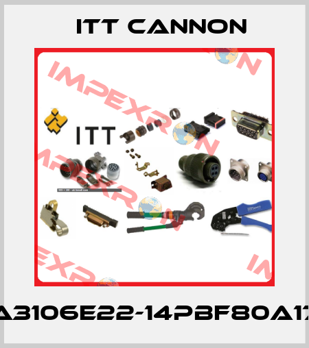 CA3106E22-14PBF80A176 Itt Cannon