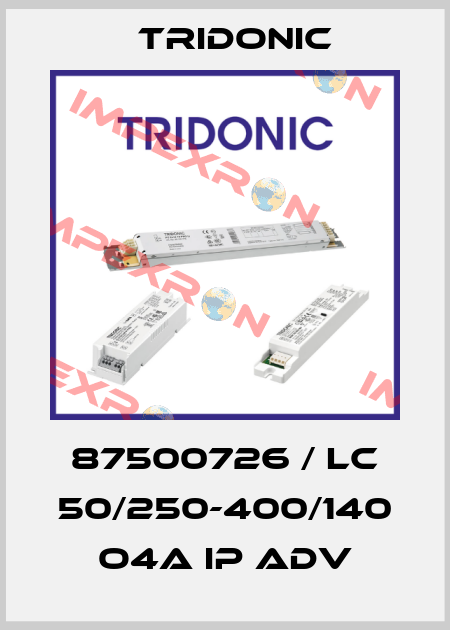 87500726 / LC 50/250-400/140 o4a Ip ADV Tridonic