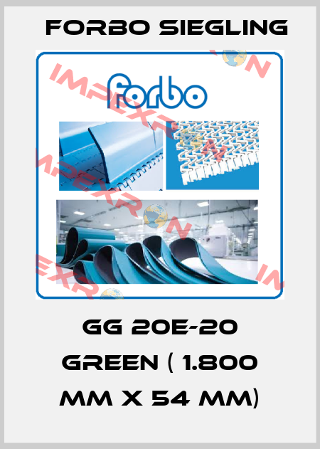 GG 20E-20 green ( 1.800 mm x 54 mm) Forbo Siegling