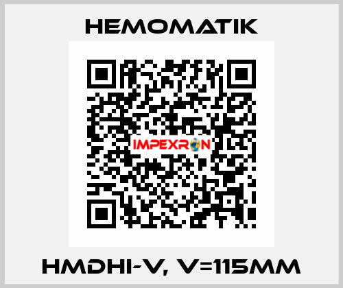 HMDHI-V, V=115mm Hemomatik
