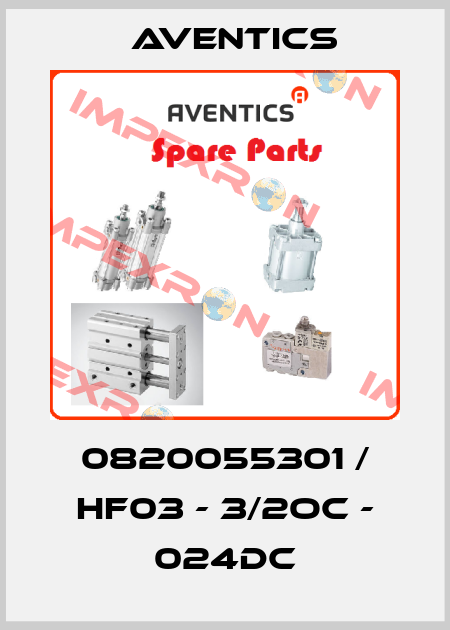 0820055301 / HF03 - 3/2OC - 024DC Aventics