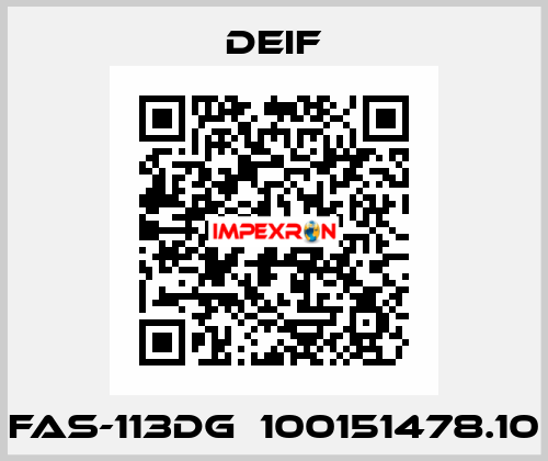FAS-113DG  100151478.10 Deif