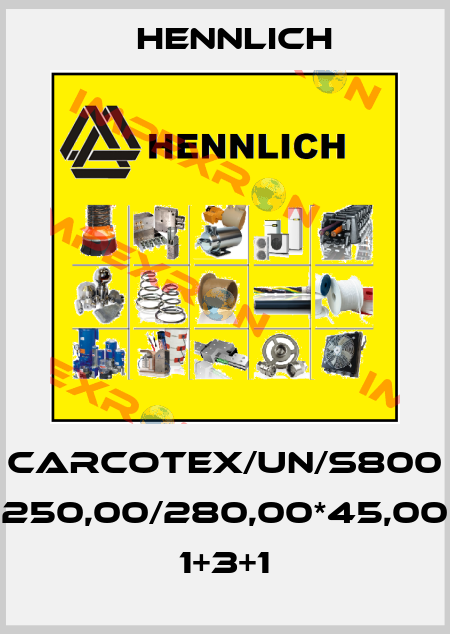 CARCOTEX/UN/S800 250,00/280,00*45,00 1+3+1 Hennlich
