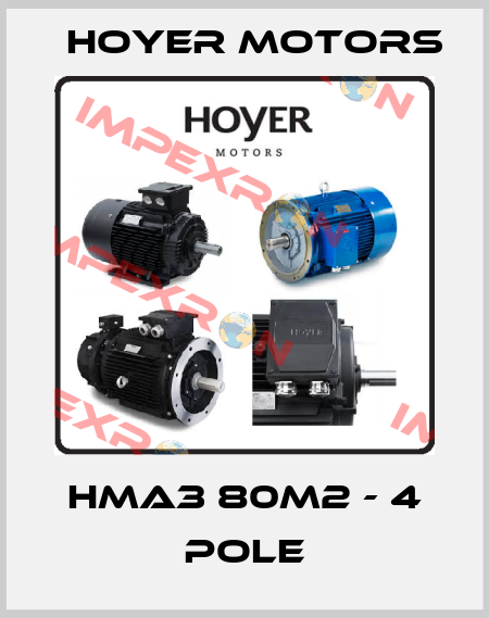 HMA3 80M2 - 4 pole Hoyer Motors