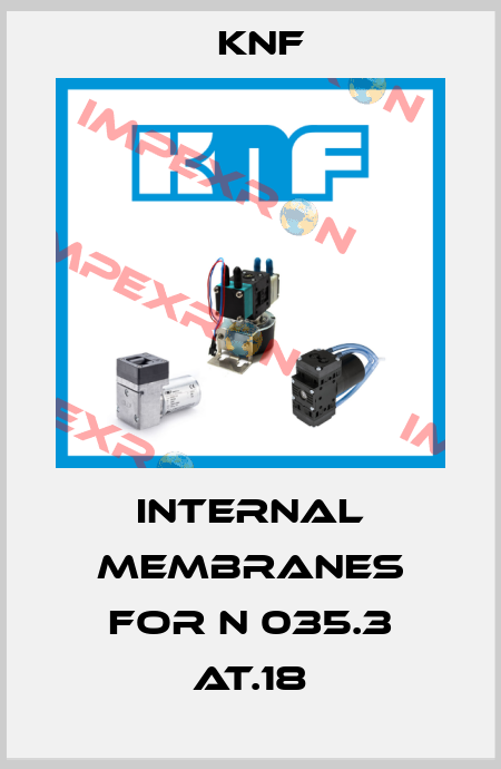 Internal membranes for N 035.3 AT.18 KNF