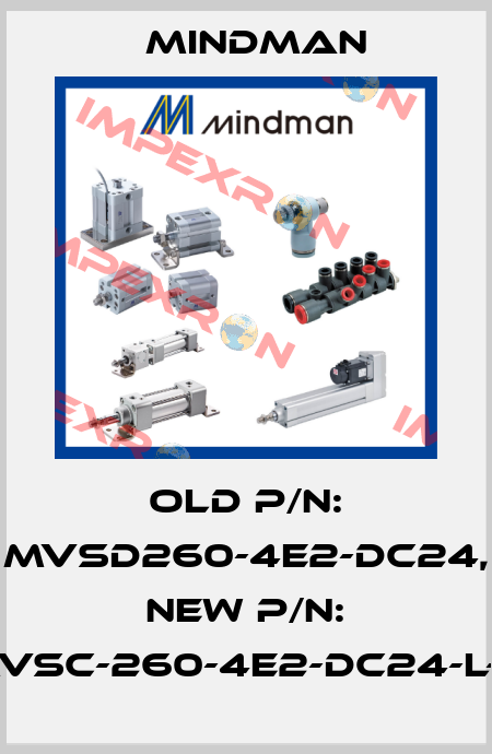 old p/n: MVSD260-4E2-DC24, new p/n: MVSC-260-4E2-DC24-L-G Mindman