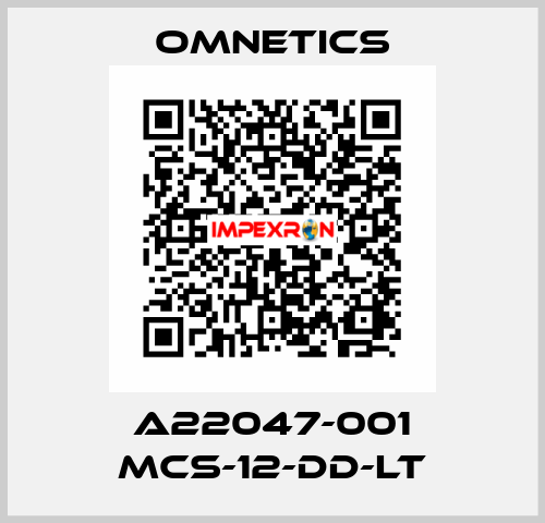 A22047-001 MCS-12-DD-LT OMNETICS