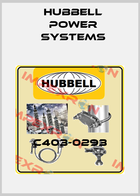 C403-0293 Hubbell Power Systems
