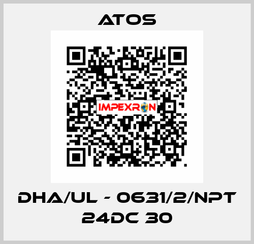 DHA/UL - 0631/2/NPT 24DC 30 Atos