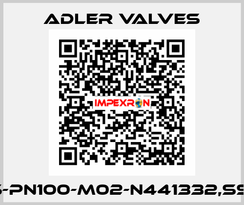 DN25-PN100-M02-N441332,SS316L Adler Valves