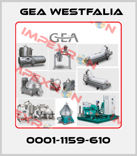 0001-1159-610 Gea Westfalia