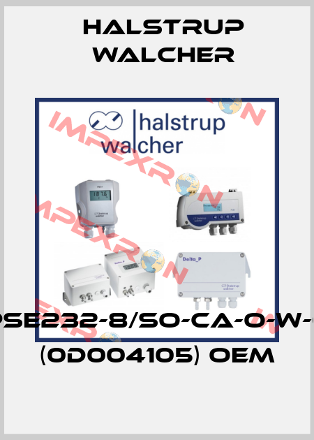 PSE232-8/So-CA-O-W-0 (0D004105) OEM Halstrup Walcher