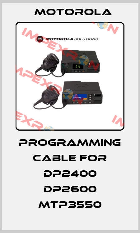 Programming Cable for DP2400 DP2600 MTP3550 Motorola
