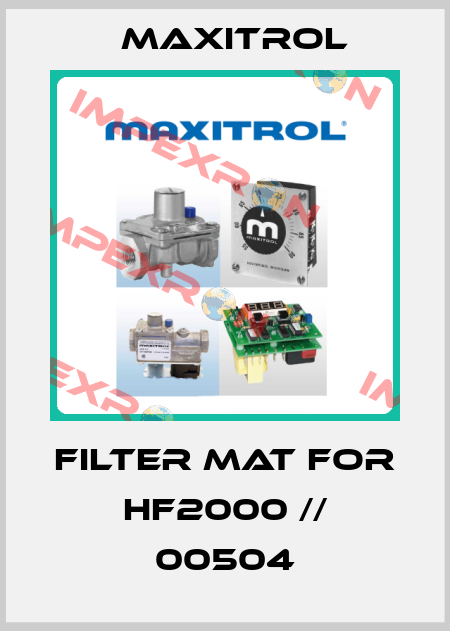 Filter mat for HF2000 // 00504 Maxitrol