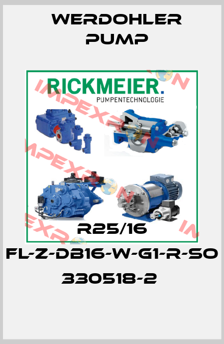 R25/16 FL-Z-DB16-W-G1-R-SO 330518-2  Werdohler Pump
