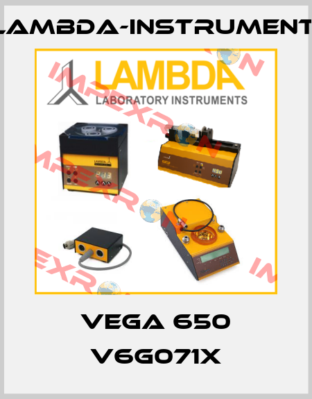 Vega 650 V6G071X lambda-instruments