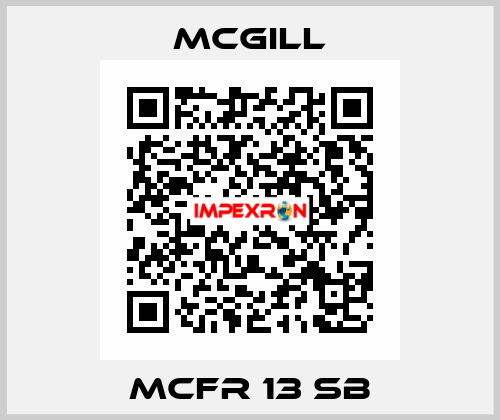 MCFR 13 SB McGill