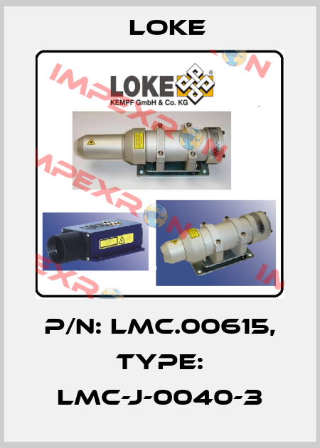 P/N: LMC.00615, Type: LMC-J-0040-3 Loke