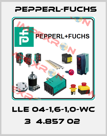 LLE 04-1,6-1,0-WC 3  4.857 02  Pepperl-Fuchs