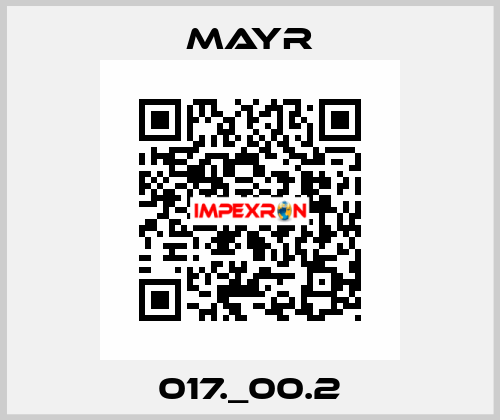 017._00.2 Mayr