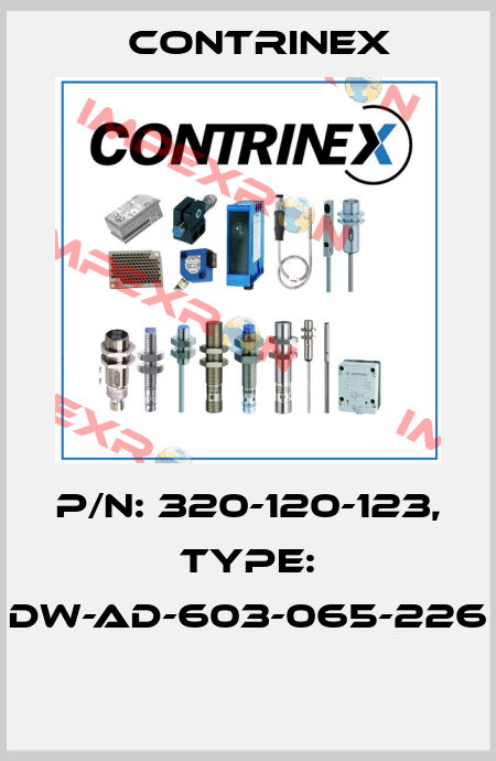 P/N: 320-120-123, Type: DW-AD-603-065-226  Contrinex