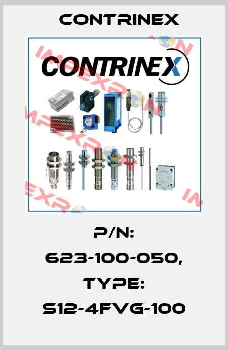 p/n: 623-100-050, Type: S12-4FVG-100 Contrinex
