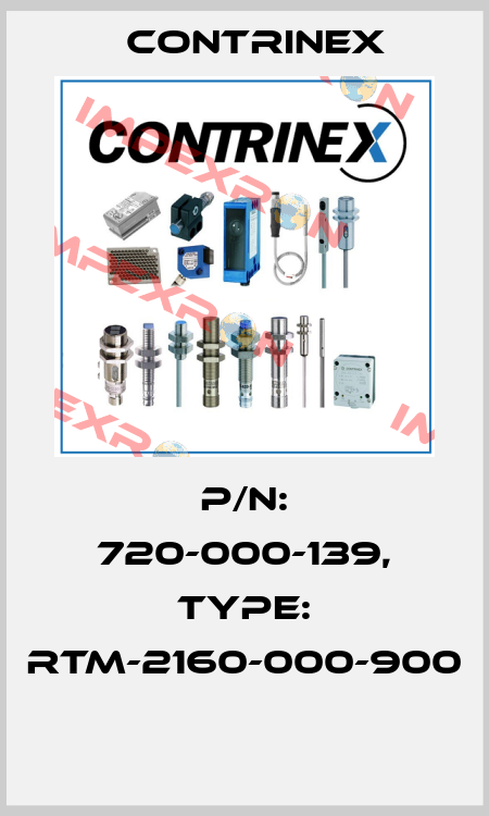 P/N: 720-000-139, Type: RTM-2160-000-900  Contrinex