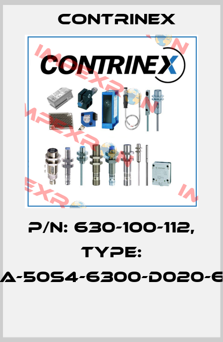 P/N: 630-100-112, Type: YCA-50S4-6300-D020-69K  Contrinex