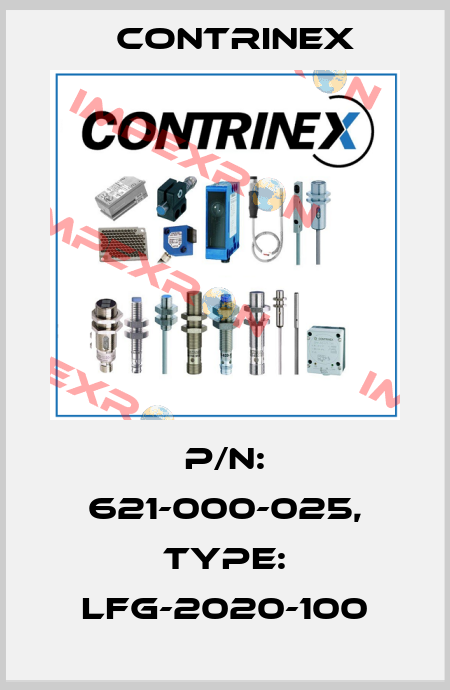 p/n: 621-000-025, Type: LFG-2020-100 Contrinex