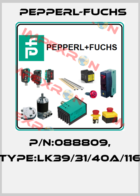 P/N:088809, Type:LK39/31/40a/116  Pepperl-Fuchs