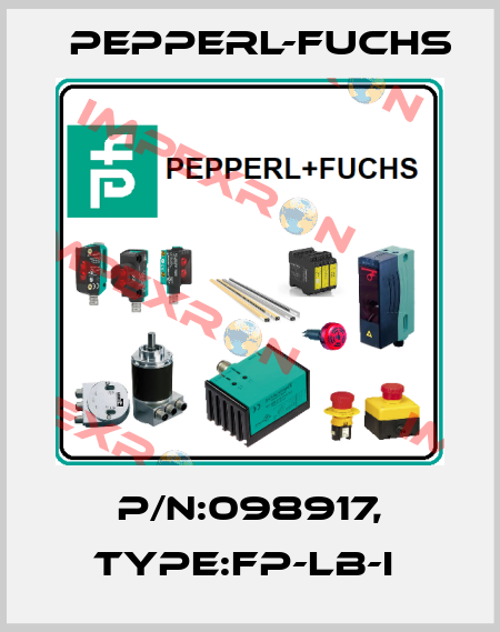 P/N:098917, Type:FP-LB-I  Pepperl-Fuchs