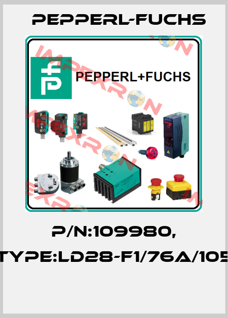 P/N:109980, Type:LD28-F1/76a/105  Pepperl-Fuchs